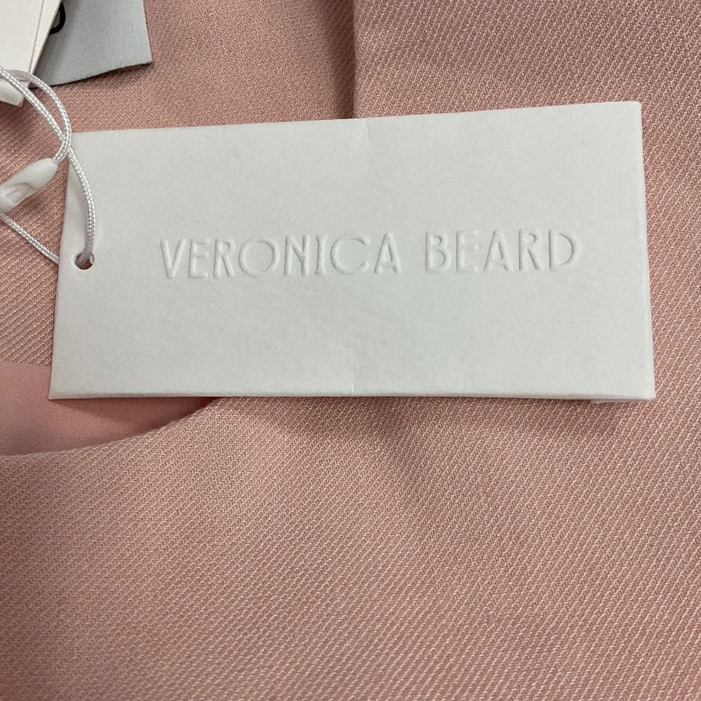 VERONICA BEARD PINK SHELL LOIS LINEN VEST TOP - Picture 5 of 5